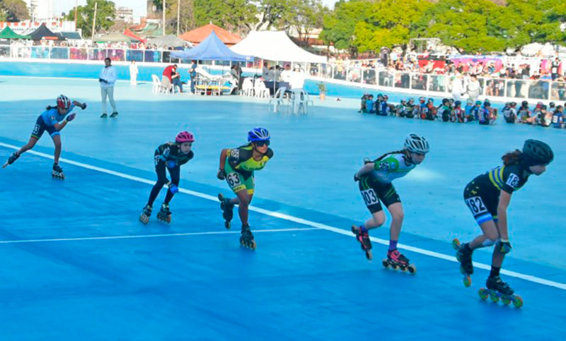 El Campeonato Provincial de patín carrera se desarrolla en Rosario