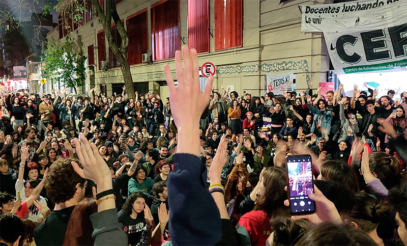 Buenos Aires: estudiantes toman facultades para rechazar el veto a la ley de financiamiento