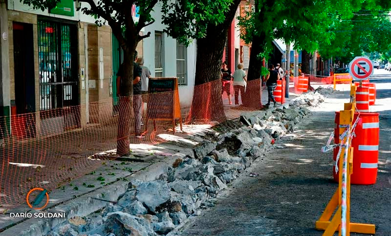 Tras los últimos días de lluvias, se intensifican los trabajos de reparación de calles