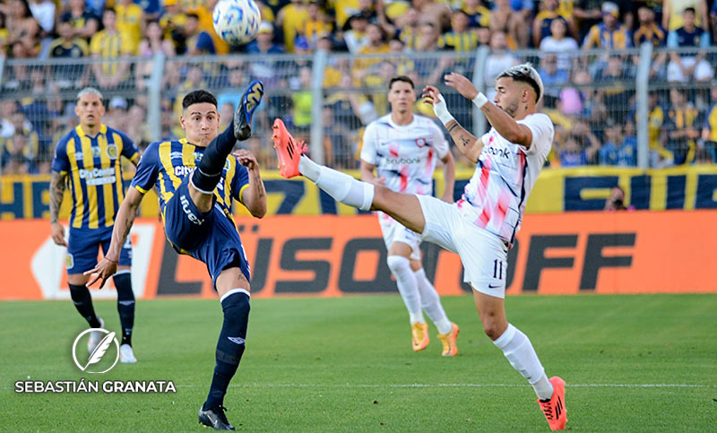 Con un arbitraje polémico, Central no tuvo claridad y perdió 1 a 0 con San Lorenzo en el Gigante