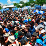 La militancia rosarina acompañó a Cristina Kirchner en el acto de la Facultad de Psicología