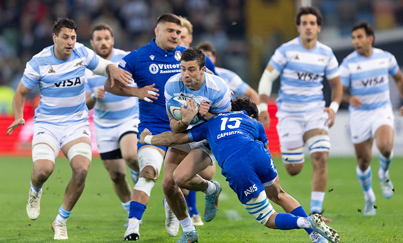 Los Pumas arrasaron a Italia como visitante en el primer Test Match de la ventana internacional