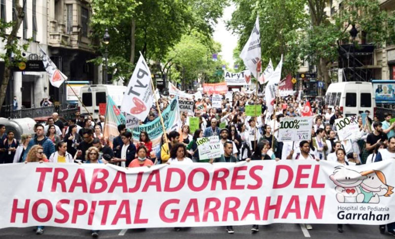 Trabajadores del Garrahan realizarán este viernes un paro por diez horas