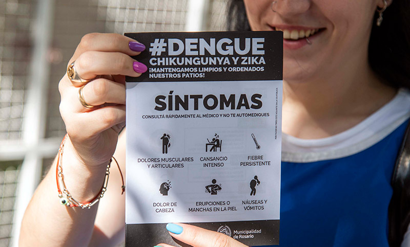 Primer caso de dengue de la temporada en Rosario: se trata de un hombre con antecedente de viaje a la India