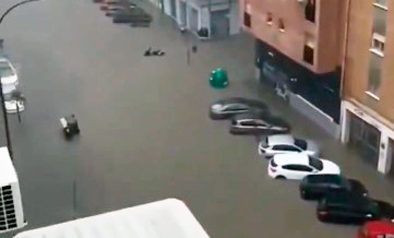 Alarma en España por el desborde de un río en Málaga: miles de personas fueron evacuadas