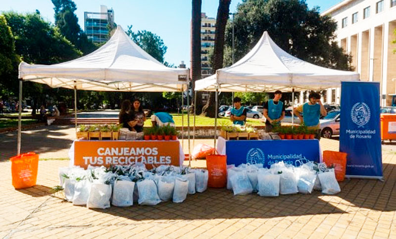 La jornada de canje reciclables llega al Mercado del Patio