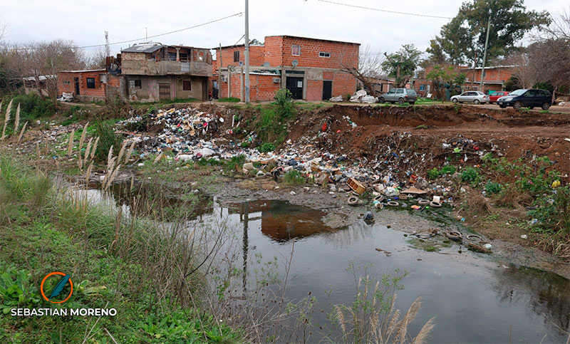 Comenzaron las obras para sanear un sector de la cuenca del Arroyo Ludueña