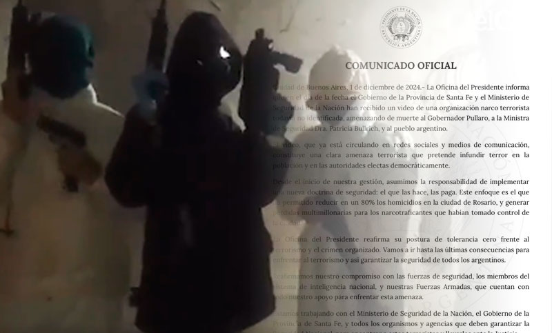 El Gobierno denuncia amenazas de presunto grupo narcoterrorista y responde en X: «No se equivoquen, con nosotros nunca podrán»