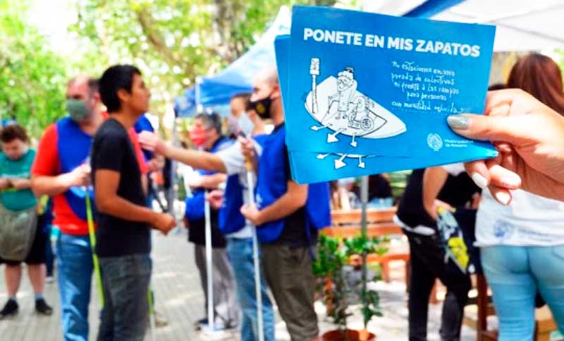 Se desarrollará una jornada por una movilidad inclusiva en Plaza Pringles